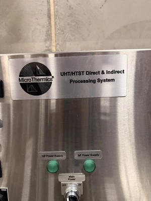 USED 2005 MICROTHERMICS UHT/HTST DIRECT & INDIRECT PROCESSING SYSTEM