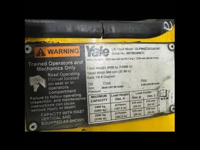 USED 2005 YALE GLP060ZG