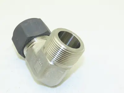 Parker 20-20 CBZ-SS Stainless Compression 90° Elbow 1-1/4" Tube x 1-1/4" NPT