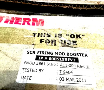NEW INDUCTOTHERM 808515SCR FIRING MODULE BOOSTER REV3