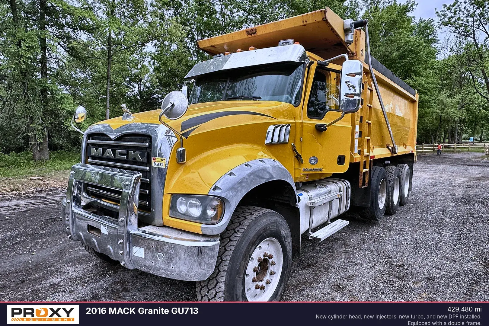 Used 2016 MACK GRANITE GU713 Dump trucks Pennsylvania US | Proxy Equipment #1377963