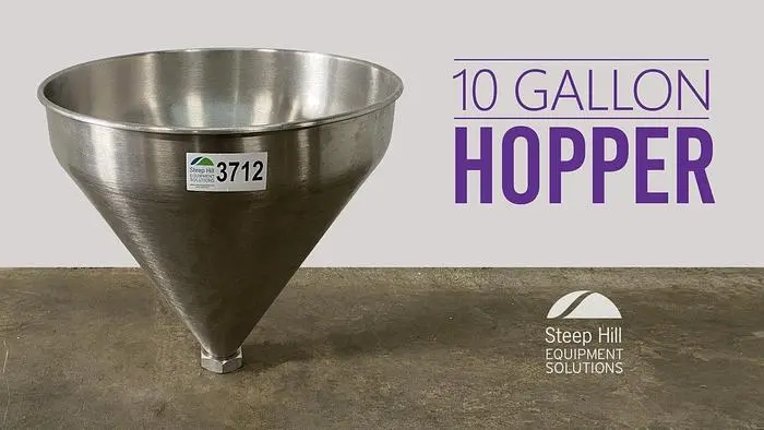 SS 10 Gallon Hopper