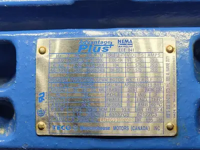 Used TECO-WESTINGHOUSE APH03006 Motors (misc) British Columbia CA | Lenmark #246397