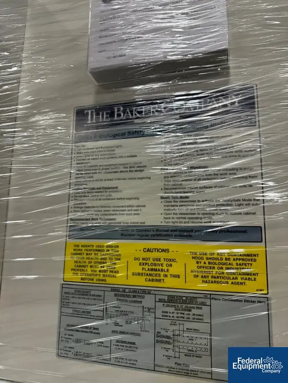 Used Baker Baker Sterilgard 3 Biosafety hood Processing (misc) Ohio US | Federal Equipment Company #130641