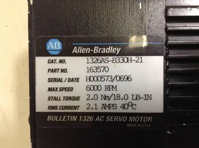 USED ALLEN BRADLEY 1326AS-B330H-21