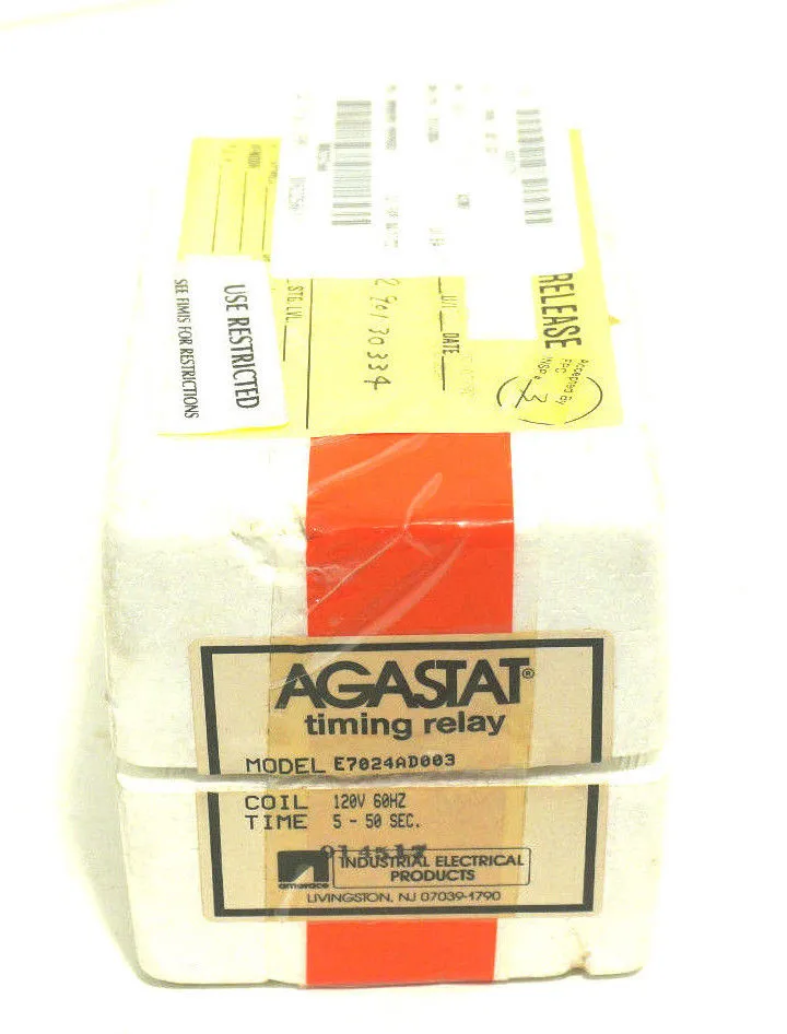 NEW AGASTAT E7024AD003 TIMING RELAY