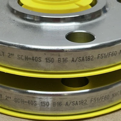 (2) Flange B16, 2", SCH 40S, A/SA182 NNB Fast Shipping! + Warranty