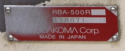 USED 2014 Tsudakoma RBA-500R
