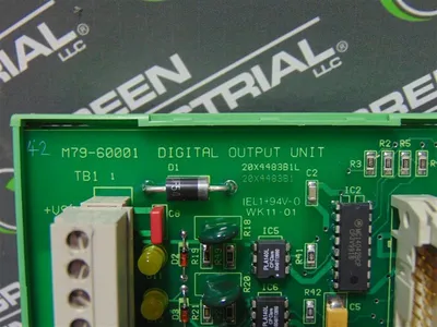 Cegeclec M79-60001 Digital Output Unit 20X4483-10 Used