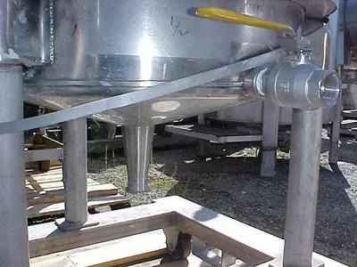 Tank, 63 Gallon, 316 Stainless Steel, 23" X 35", Jacketed, FT/CB #C738311