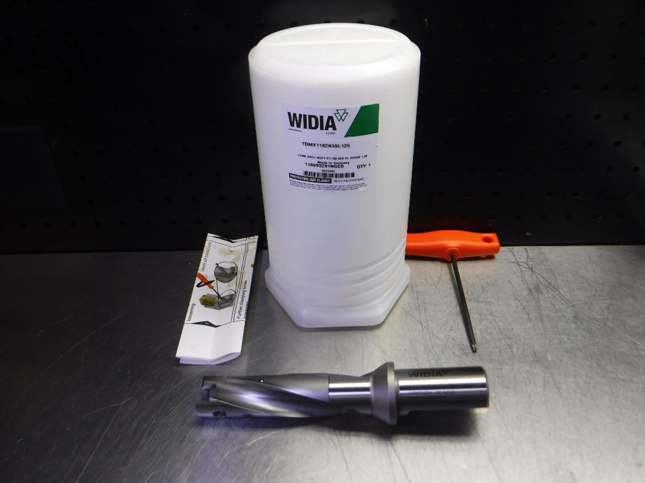 Widia 1.1812" 2 Flute Coolant Thru Indexable Drill TDMX1182R3SL125 (LOC3047A)