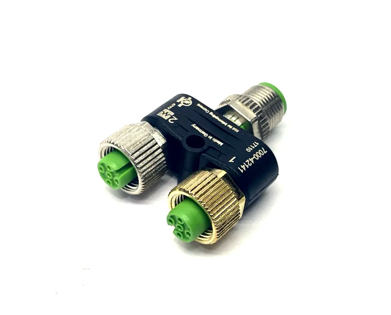 7000-42141-0000000 | Murr Elektronik  T-Coupler M12 5-Pin, Male To x2 Female - New Other
