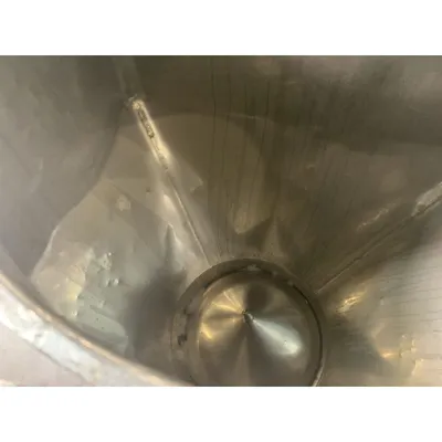 Used 1000 Liter (35 cu. Ft) IBC Matcon Stainless Steel Portable Tote Bin