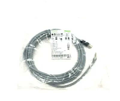 NEW MURRELEKTRONIK SINGLE ENDED M12 FEMALE CORDSET 0° A-COD.