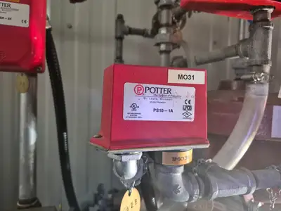 Containerized Foam Fire Suppression System w/ Deluge Valve, Potter Controls & Piping Manifold