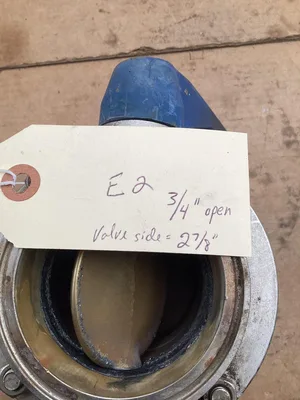 SRX Tri-Clamp Butterfly Valve With Trigger Handle; 310-58-01