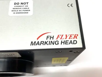 USED NOVANTA SYNRAD FH FLYER 2-WAY SCAN MARKING HEAD LASER GAUGING SYSTEM