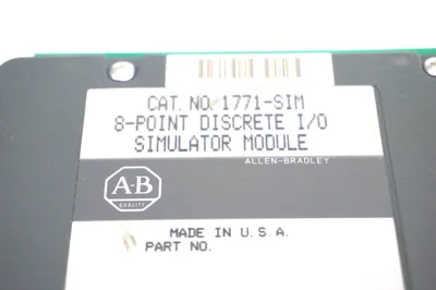 ALLEN BRADLEY 1771-SIM SIMULATOR MODULE 1771SIM