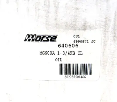 NEW MORSE MG600A 1-3/4FB CL CAM CLUTCH 640606 MG600A134FBCL