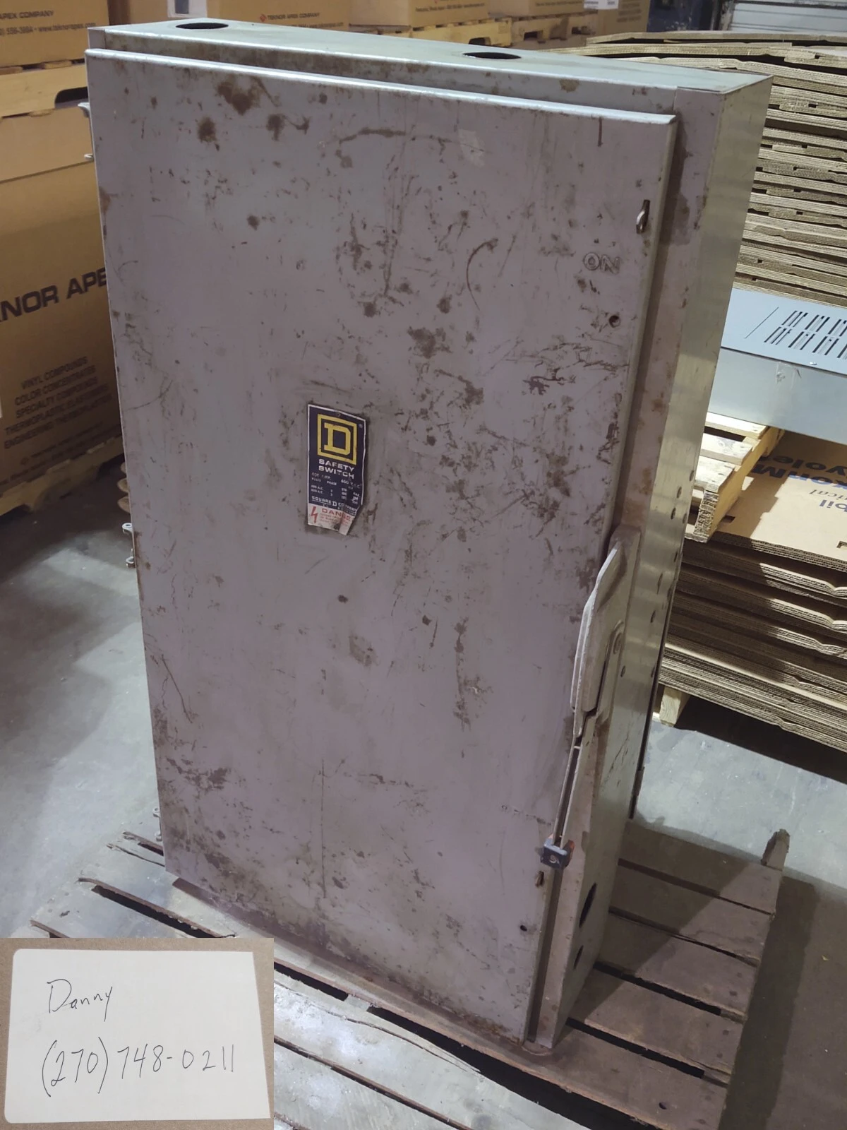 Square D H365, Series E, 400 Amp, 600 Volt, 3P4W, Fusible Disconnect