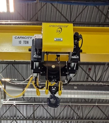 Used CRANE SPACEMASTER SX 20 TON CAPACITY (TOTAL) BRIDGE CRANE WITH RAILS AND SUPPORTS. Bridge & Overhead Cranes Wisconsin US | Miedema Asset Management Group #1390056