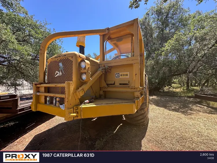 Used 1987 CATERPILLAR 631D Scrapers California US | Proxy Equipment #1388974