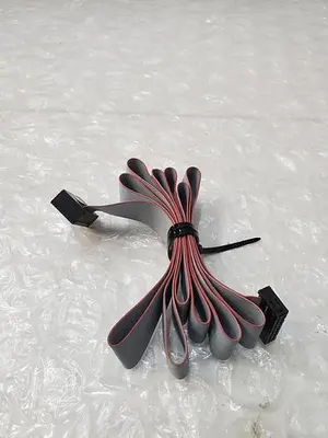 CablesOnline, 12-inch 12-Pin (2x6) Female to Female 2.54mm-Pitch 12-Wire IDC Flat Ribbon Cable