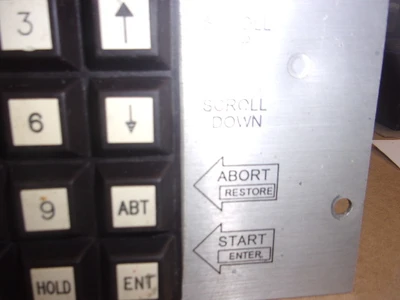 USED PYRO SCROLL SEQUENCE KEYPAD