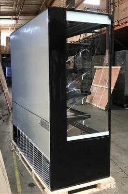 171-0023 76” Open Air Self Contained Curtain Merchandiser Cooler