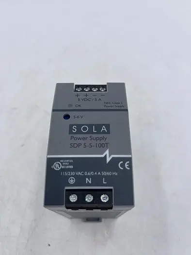 Used SOLA SOLA SDP5-5-100T Power Supplies | ND Industrial Surplus #1214287