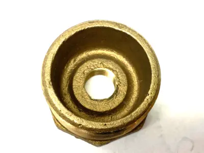 None | Brass Reducer Fitting 2" Male NPT to 1/2" Female NPT - New Other