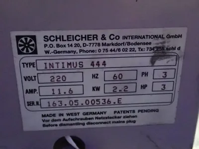 Used SCHLEICHER & CO INTIMUS 444 Paper Shredders Ohio US | HGR 24 #1125774