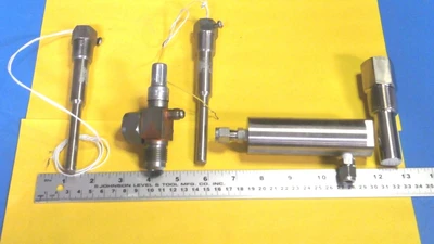 LOT OF MISC. SENSOR PARTS, STAINLESS