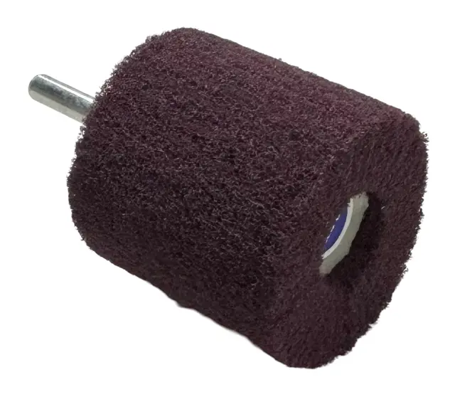 Wendt 2" x 2" x 1/4" Mounted Flap Wheel Very Fine Aluminum Oxide