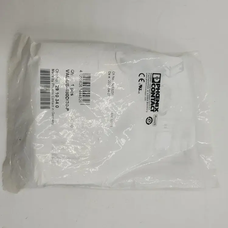 New | in-Stock PHOENIX CONTACT PHOENIX CONTACT VAL-US-480D/30-P - TYPE 1 SURGE PROTECTION PLUG - 2910340 *NEW IN SEALED BAG* Connector Accessories | ND Industrial Surplus #1219590