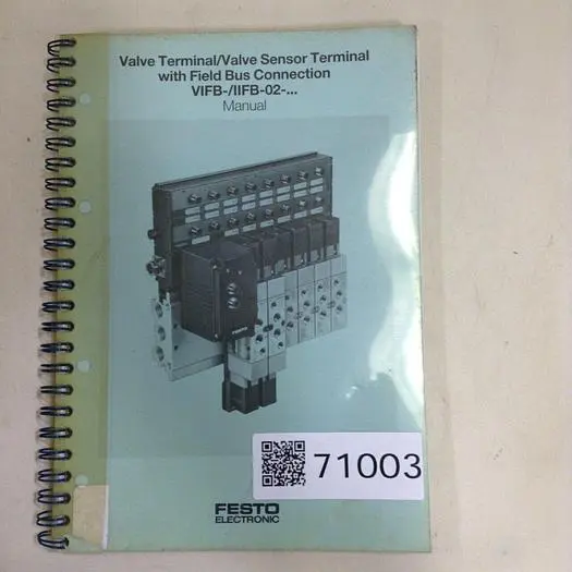 Used FESTO VIFB-/IIFB-02-... Manuals Michigan US | Ideal Machinery #701063