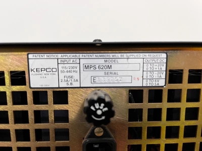 KEPCO MPS 620M Multiple Output Power Supply
