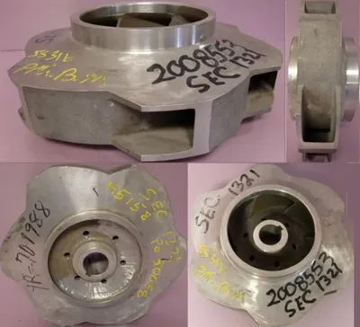 QTY. 1. 16" ( 15-5/8") CENTRIFUGAL PUMP IMPELLER H...