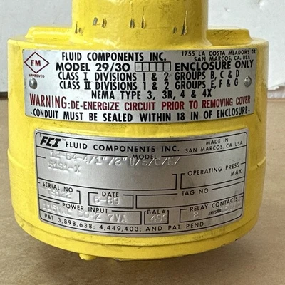 USED FCI 29/30 12-64-4/1"/1.2"U/S/LDN/5181-W/T
