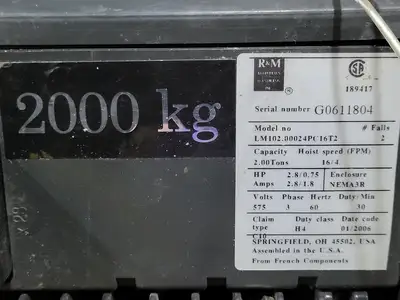 USED R&M MATERIALS HANDLING LM102.00024PC16T2