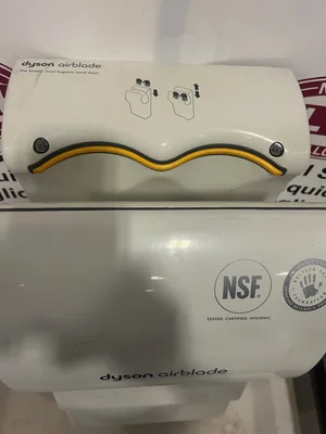 White Dyson AB04 Airblade Commercial Automatic Hand Dryer