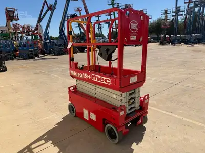 New | in-Stock 2026 MEC MICRO 19 Scissor Lifters Texas US | Adcock Equipment USA #1519578