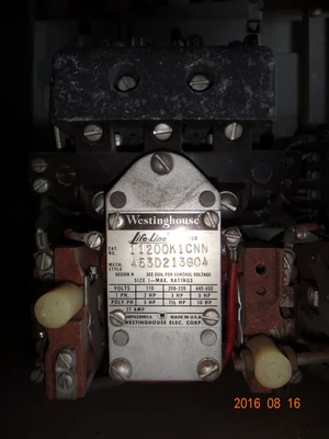 Westinghouse 11-300 series Motor Control Center Bucket Size 1