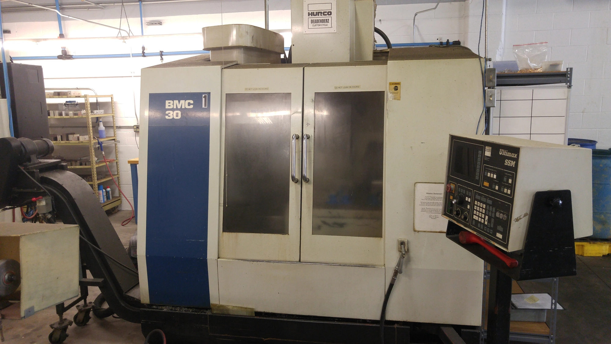 USED HURCO BMC30/SSM 3-AXIS CNC VMC
