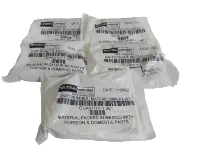 NEW AMPHENOL MA7CAE1200S-S1-KIT PLUG CONNECTOR KIT LOT OF 5