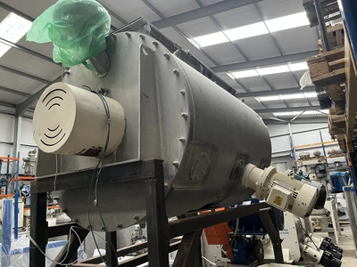 1,660L Stainless Steel Jacketed Kek Gardner Plough Shear Mixer – Type 2500E