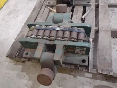 (2) 75 TON HILLMAN MODEL #75-OT ROLLER TYPE MACHINERY MOVING SKATES: STOCK #22986