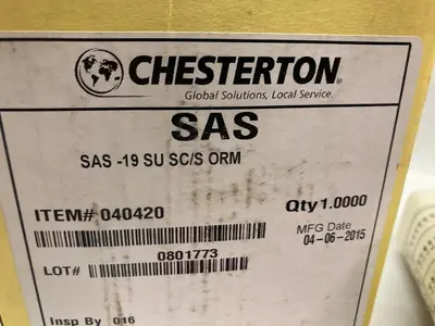 New | in-Stock CHESTERTON SAS-19 SU SC/S ORM Industrial Controls Ohio US | Surplus Asset Holdings #1243208