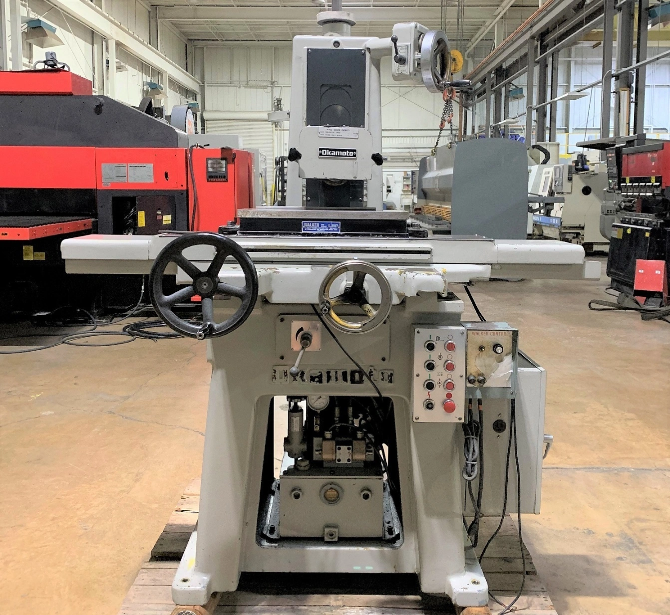 USED 1988 OKAMOTO PFG-450C HYD SURFACE GRINDER