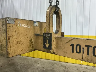 10 TON X 60" CALDWELL MODEL #82RC-10-60 COIL LIFT C HOOK: YOBRO #25227